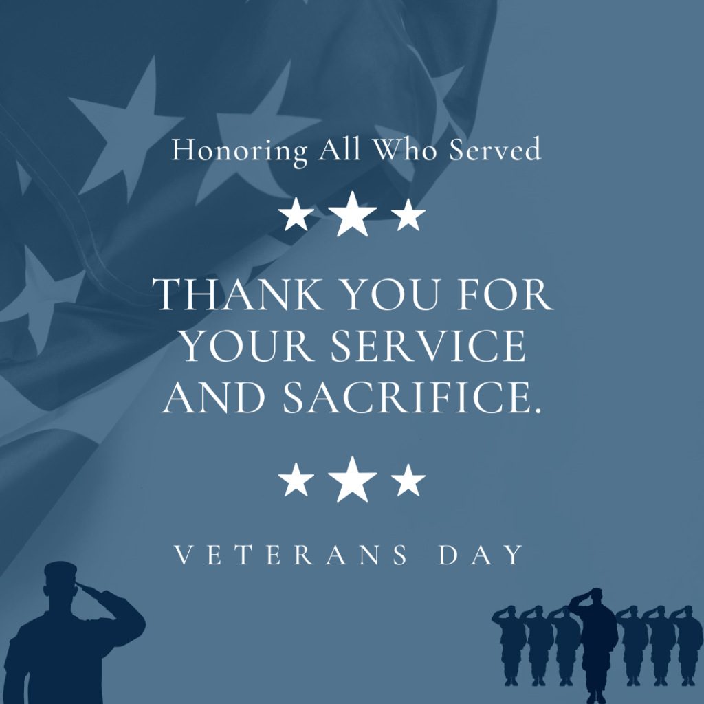 Honoring Our Veterans: A Tribute to Service and&nbsp;Sacrifice
